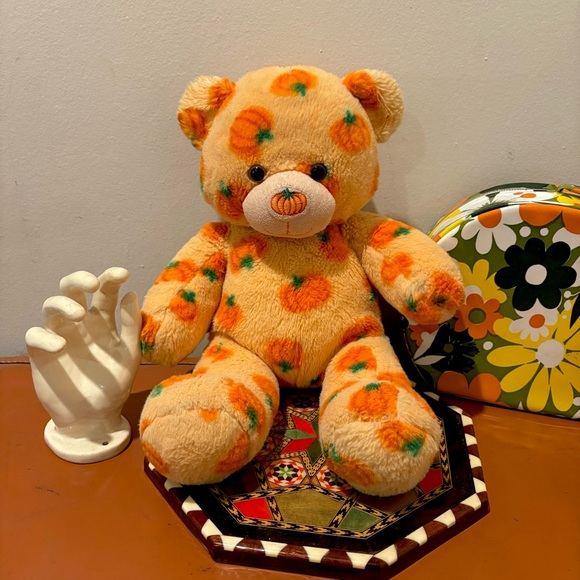 Build-A-Bear Other - Build A Bear Pumpkin Nose Retired 2012 Teddy Bear Fall Halloween Retired BAB